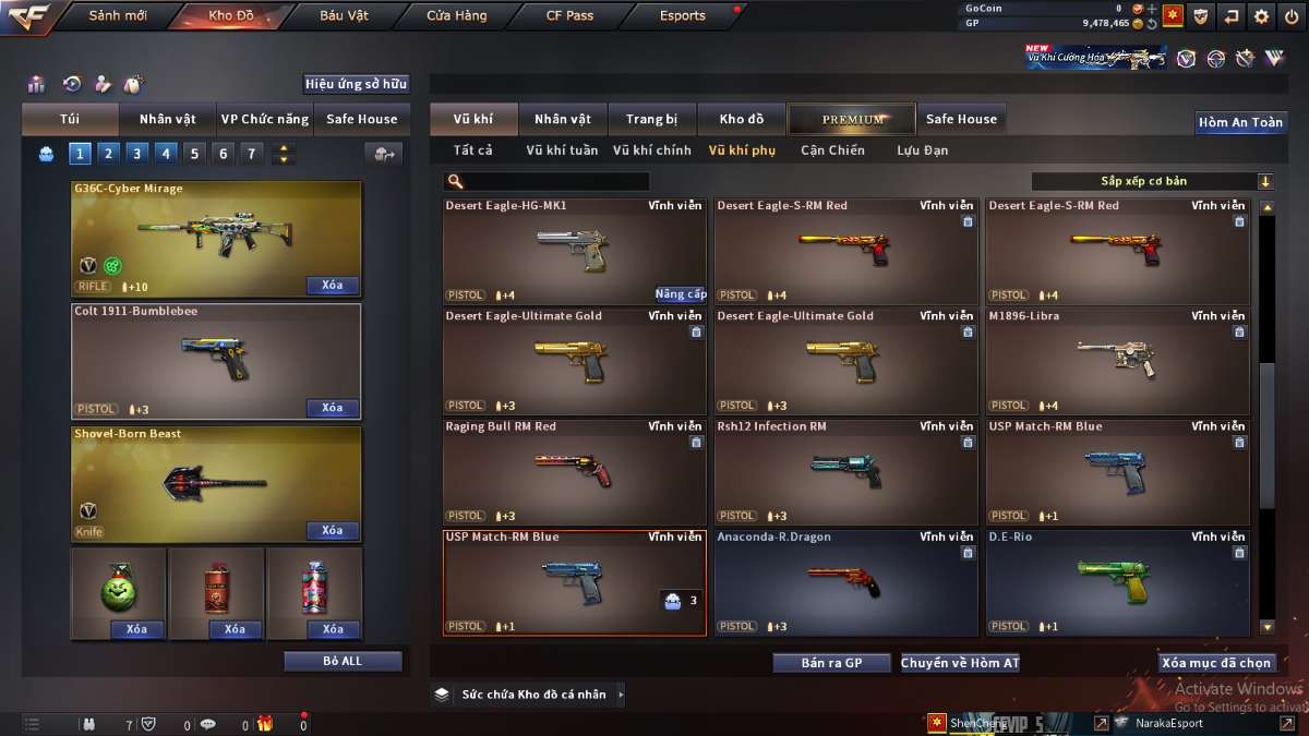 shop acc cf uy tin gia re